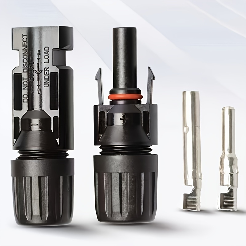 10   mc4 соларни конектори, 2.5/4/6mm² машки и женски приклучоци за соларни кабли - издржлив материјал од калајдисана бакар - погодни за фотонапонски системи и опрема за   на енергија, конектори за соларни панели Детали за производот 1