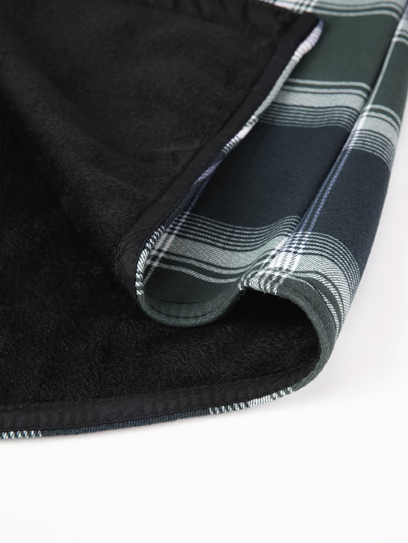 Thermisch werkschort met capuchon voor heren - Heavy-duty fleece gevoerde winterjas met ruitpatroon, volledige ritssluiting aan de voorkant, lange mouwen, overhemdjasje met knoopsluiting voor boerderij, bouw, buiten - Dik geïsoleerd laagstuk (s-3xl) - Ideaal voor Col