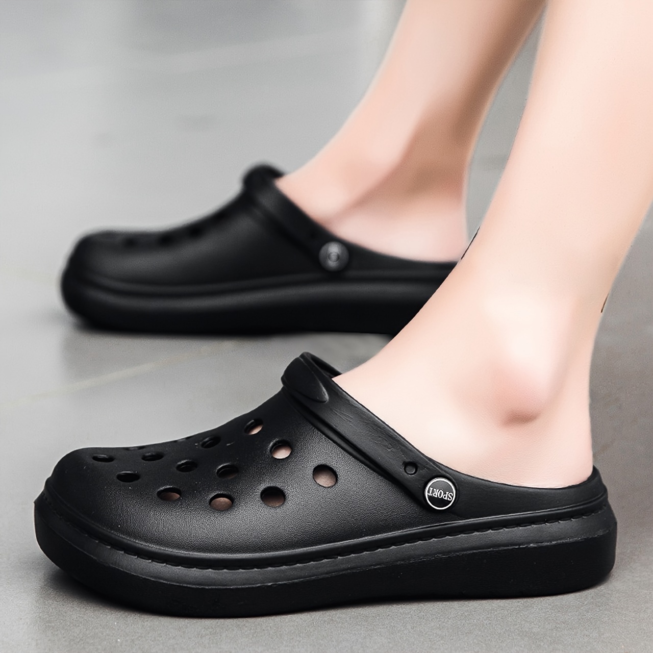 women's summer clogs breathable non slip thick sole beach - Temu United  Kingdom