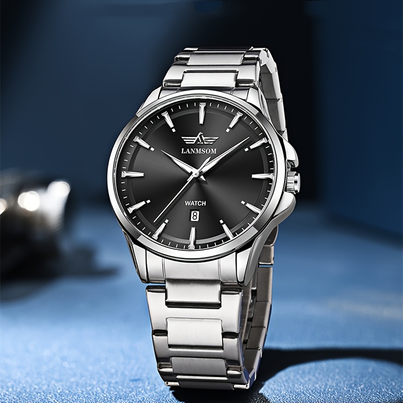 Stylish Stainless Steel Trendy Multifunctional Watch