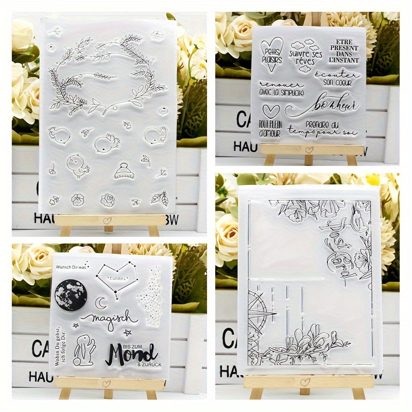 Leopard Gummistempel 1,9cm - Mini-Stempel Für Scrapbooking & Karten