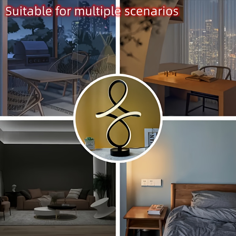 Unique Modern Design USB Three-Color Adjustable LED Lamp