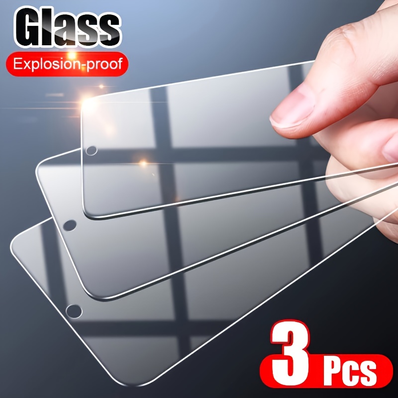 

3pcs Tempered Glass Screen Protector For S20 Fe 5g, 9h Hardness, , , Smudge-resistant