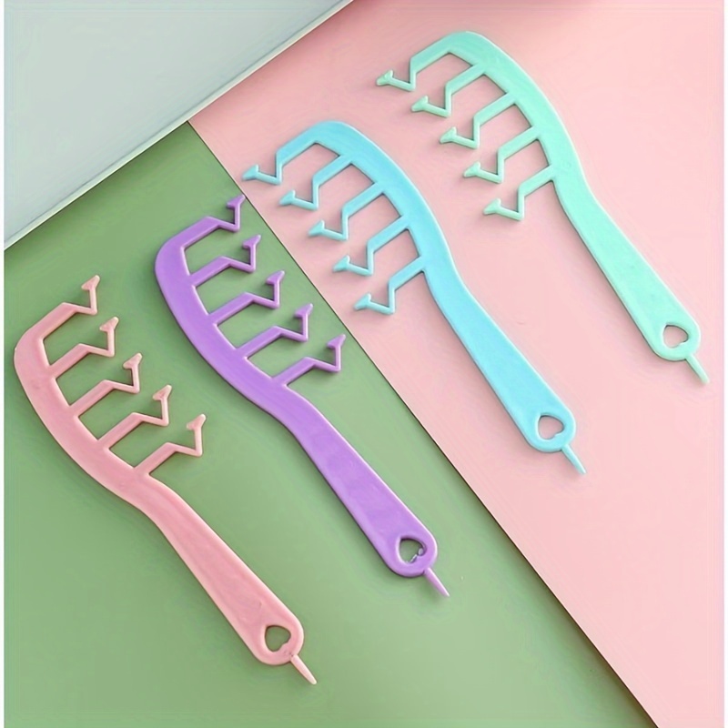 

1pc Peigne de Massage pour Disparition des Coutures Capillaires, en Z pour Coutures Capillaires, Peigne de Coiffure pour Remplissage des et Couverture des Coutures Épaissies