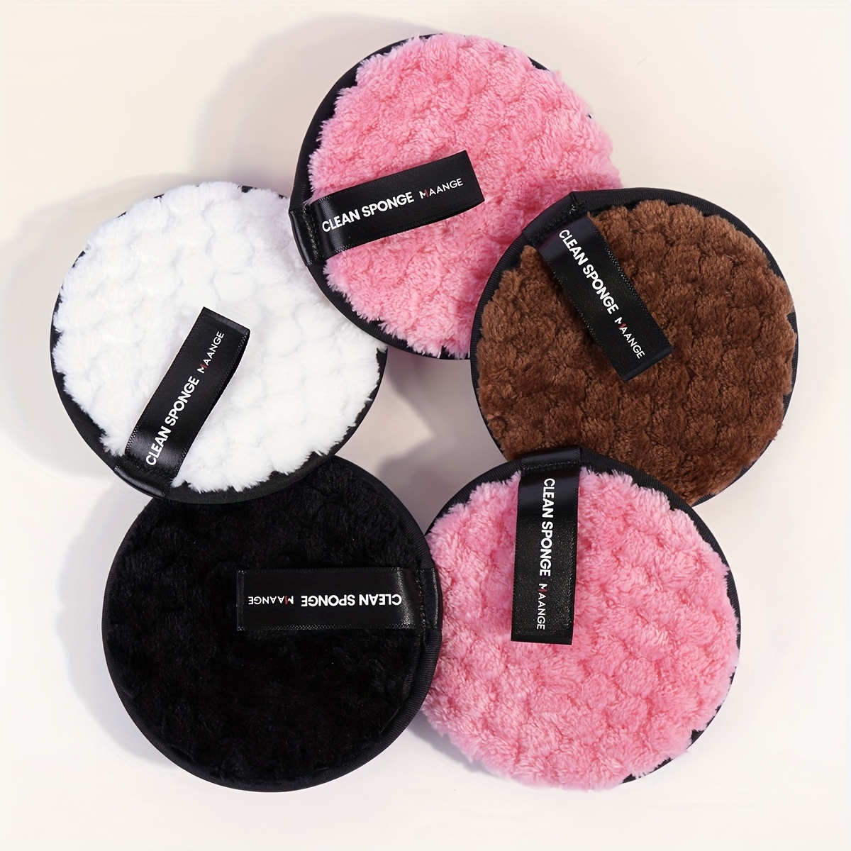 5pcs 12pcs reusable makeup remover pads soft comfortable facial cleaning tools easy to carry for travel ideal mothers day gift