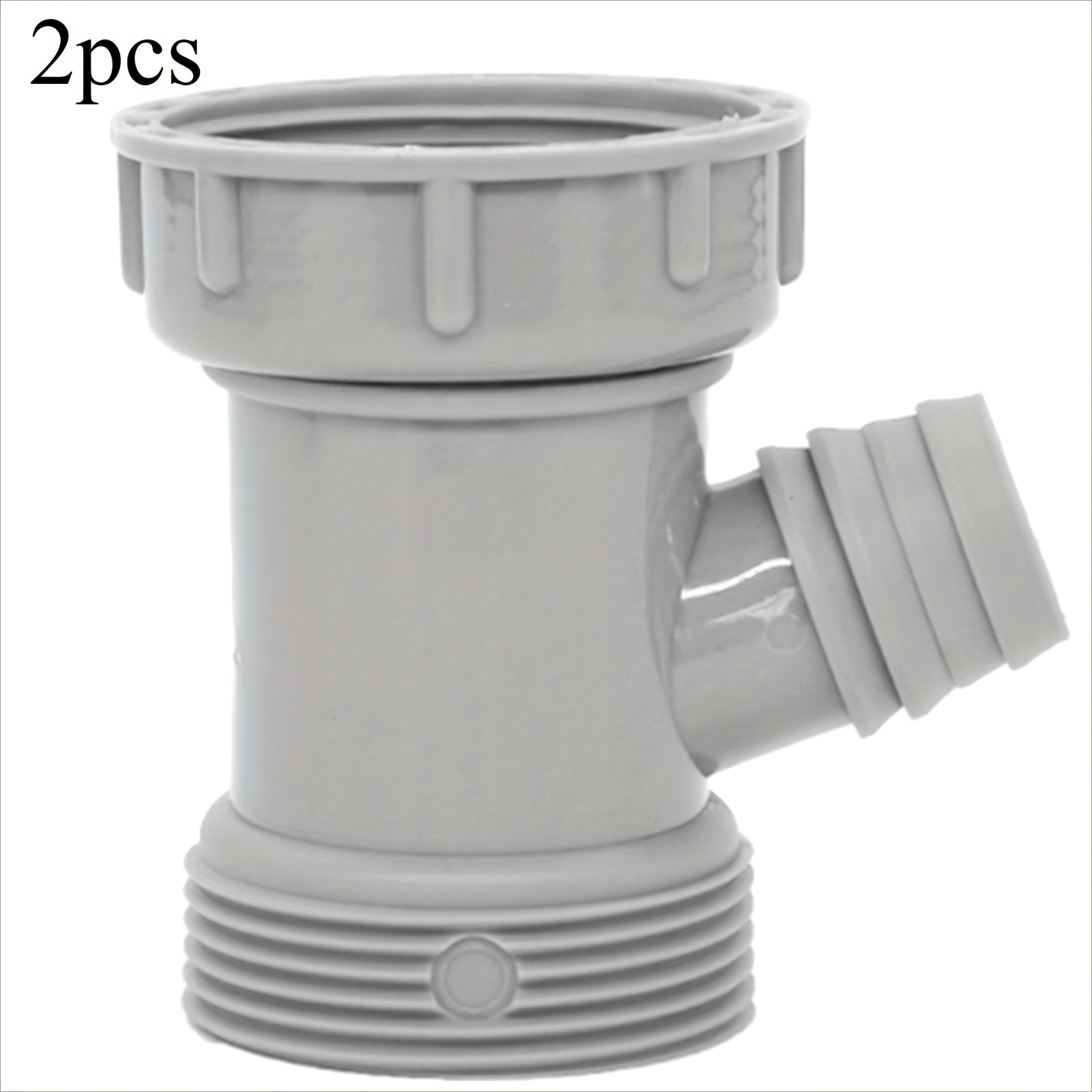 2pcs Three-way And Fittings For Kitchen Sink Overflow, 45mm Sink Joint For Single Sink Drain