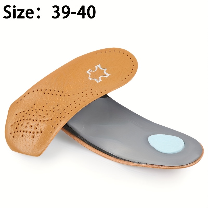 Image of 1 Pair Of Half Size Pad Arch Support Insole For Men And Women, Non Slip Thick Pad Arch Support Insole For Genders