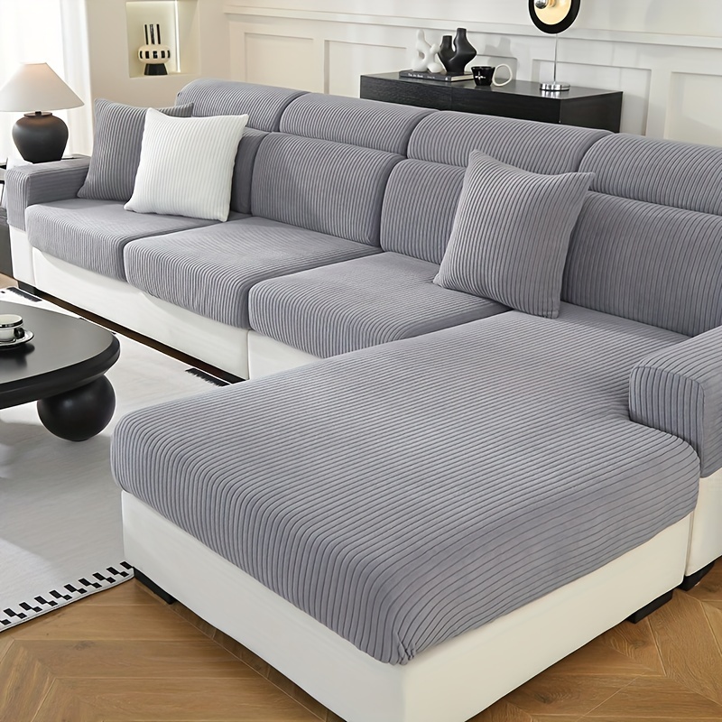 1pc sofá moderno de tela elástica, antideslizante de color   lavable en máquina de   de poliéster-elastán, protector de muebles amigable con mascotas para sillones   sofás modulares, decoración para el hogar y  