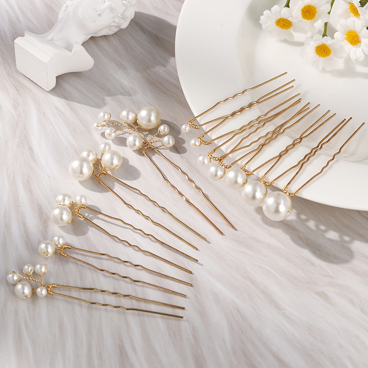 hair pearls sold on Temu Australia