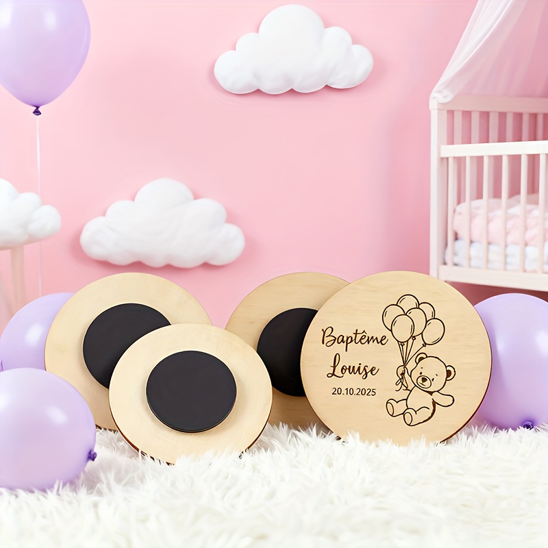 Personalized Rustic Wooden Save The Date Magnets