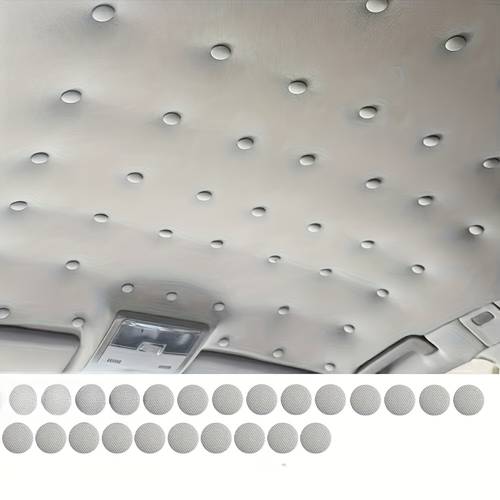 60pcs 20 sets car roof clips roof repair kit screw fasteners no needed reinforced with nylon lining for car roof repair fixing cap repair set