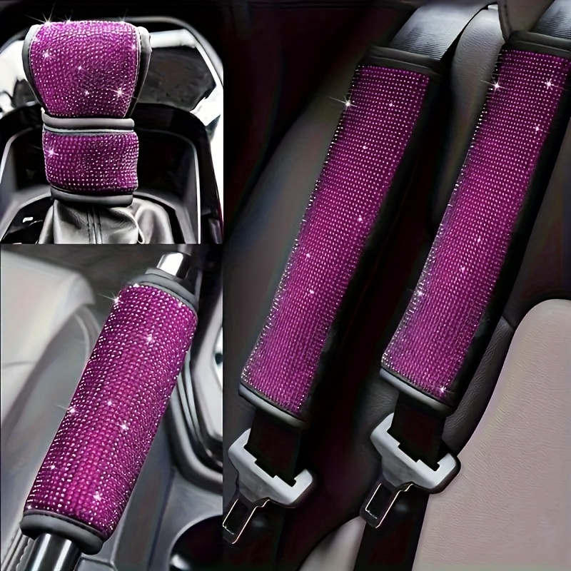 Protections De Ceinture De Sécurité Violet - Lot De 2 - Neuf - Confort Et Style