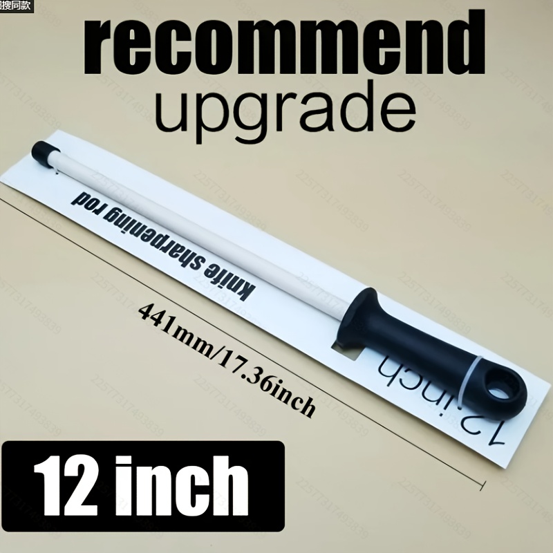 8 10 12 Inches Ceramic Rods, Cylindrical Whetstone Knife Sharpeners For Sharpening Metal Knife Sharpeners Kitchen Tools