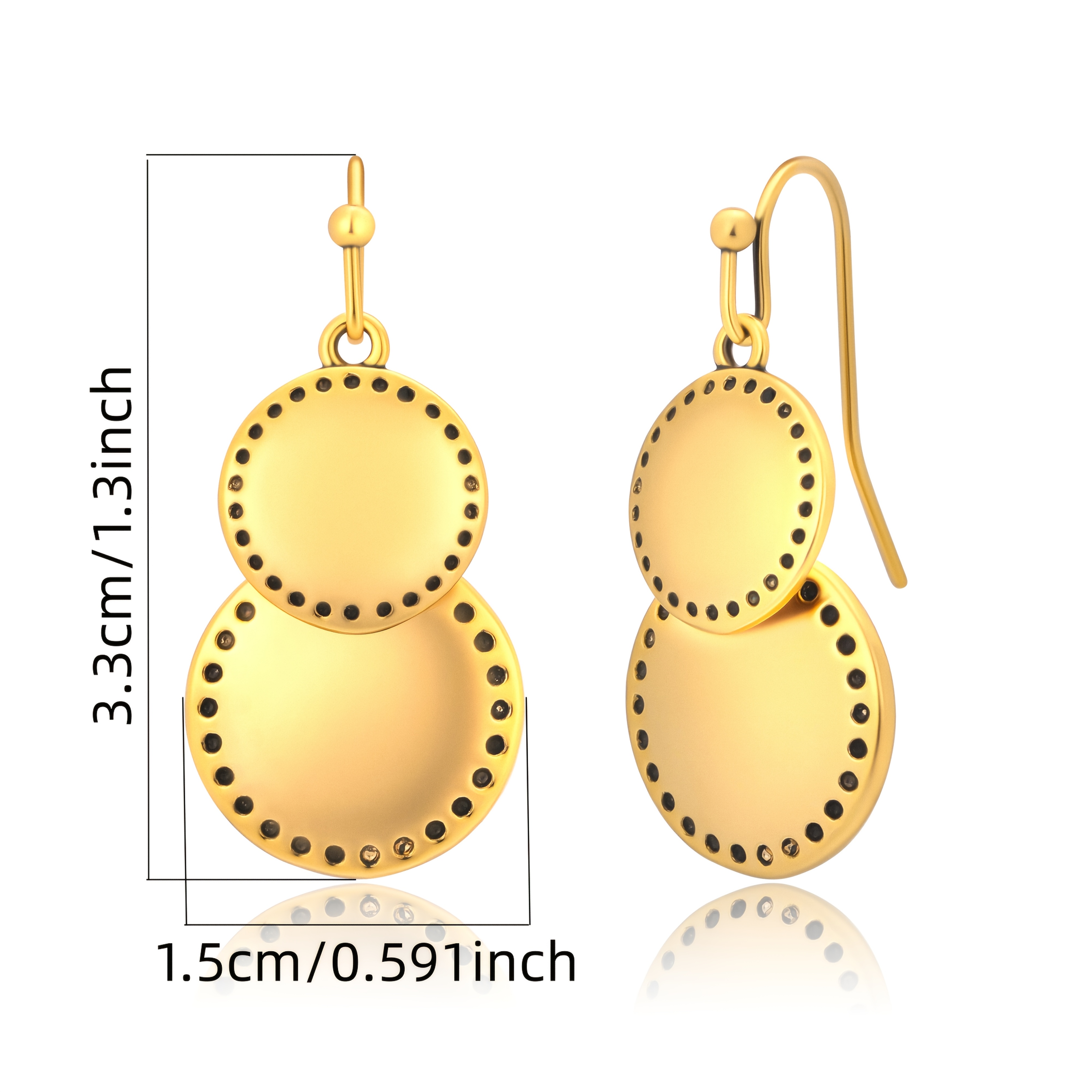 Image of 925 Small Gourd Stud Earrings High-end Luxury Ladies Jewelry Elegant Sexy Fashion Trend Christmas Carnival Valentine's Day Holiday Gift Birthday Gift Free Exquisite Packaging Gift Box