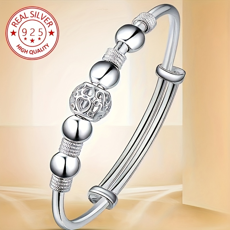 925 Silver Bracelet with Sparkling Cubic Zirconia