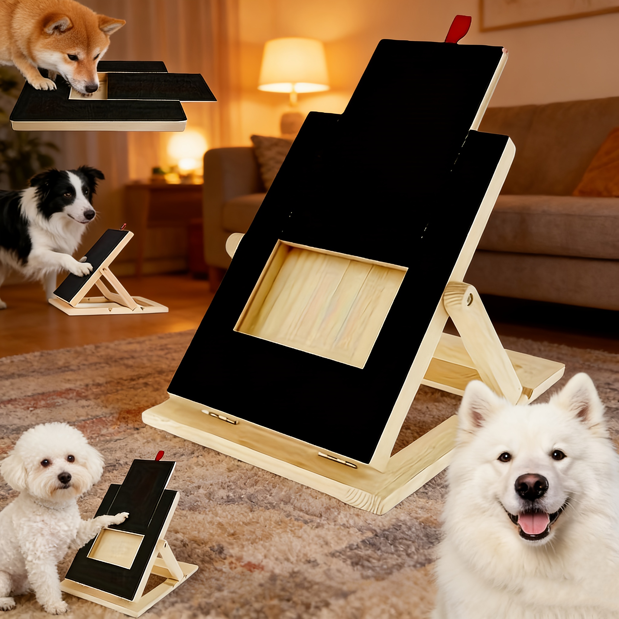 Image of Dog Scratching Board - A Durable And Non-shedding Paw Repair Board For Dogs, Pet Supplies, Sandpaper Scratching Board, Dog Scratching Toy