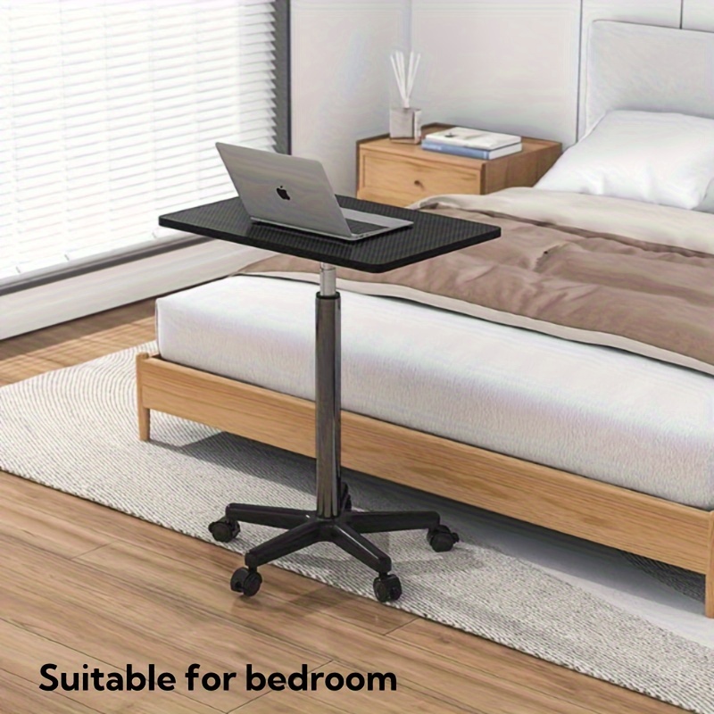 2024 new portable lift table with pulley small bedside table standing workbench desk lectern Product details 3