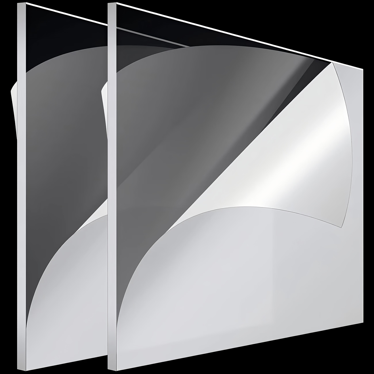 TEMU 2 stuks 2 mm dikke transparante vellen geschikt voor stansen, papiersnijders, knutselen & - kunststof platen compatibel voor scrapbooking,