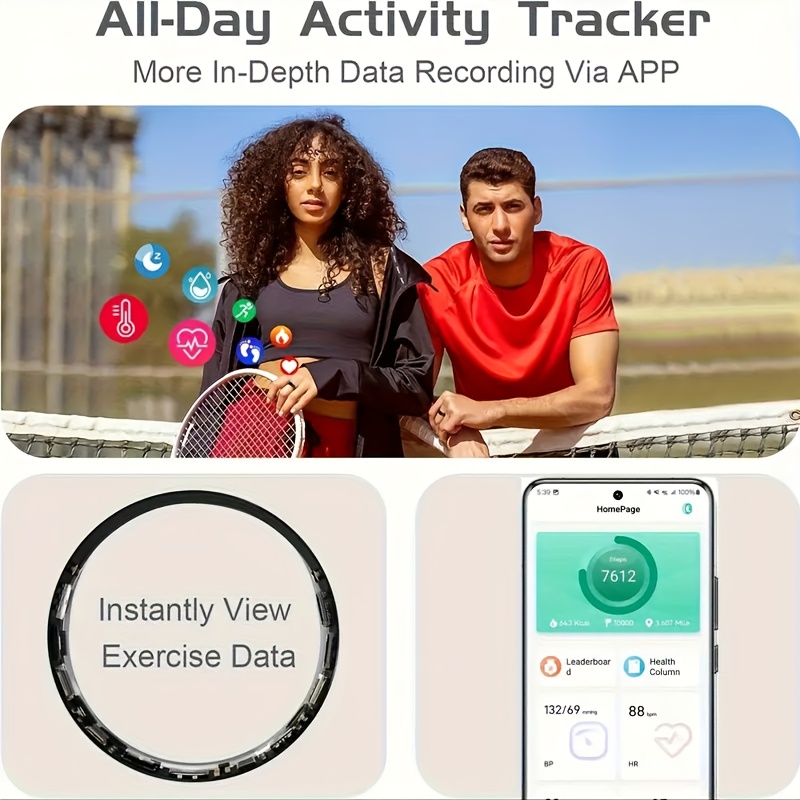 2026   smart rings for men women health monitoring ring fitness   with sport mode pedometer   calorie   ip68 fitness ring     ring for   for iphone gifts for him her Product details 2