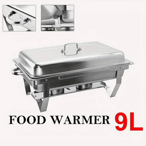 9l insulated stainless steel food warmer bow buffet bain marie chafing dish cooking