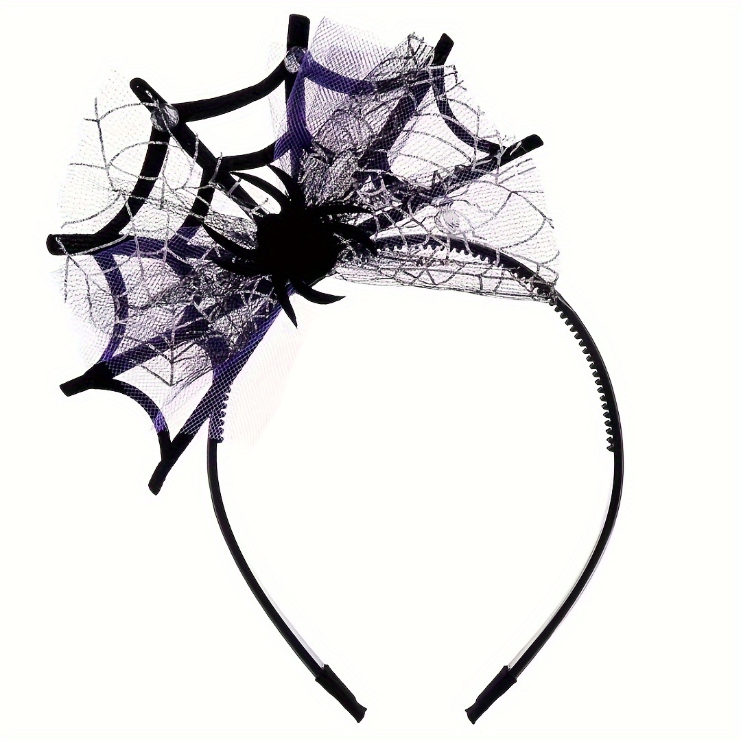 E-shop 1 Stück Halloween Gruselige Spinnen-Schädel-Stirnband