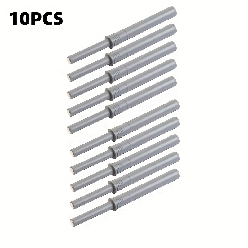 10pcs Concealed Push Drawer Pop-up With Matching Screws And Rubber Stoppers, 1cm/0.4in Concealed Built- Door Opener, Patch