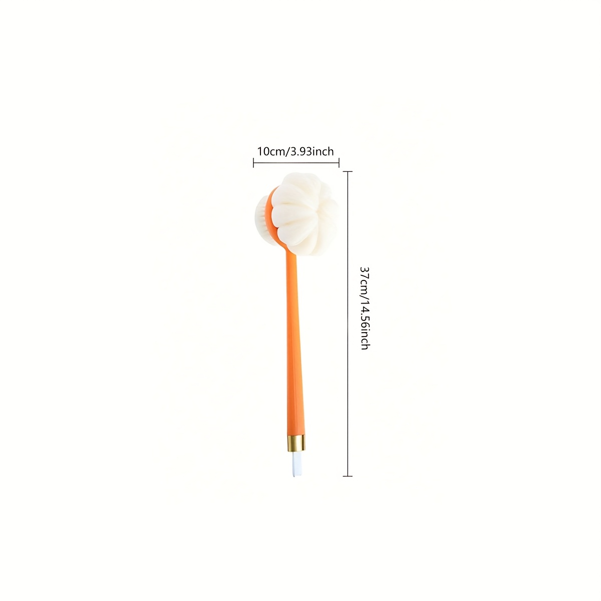 2 in 1 dual head bath brush with soft bristles lightweight massage ergonomic long handle bath scrubber for back random color options battery free bathing accessory bath accessories   design quality bathing tool Product details 1