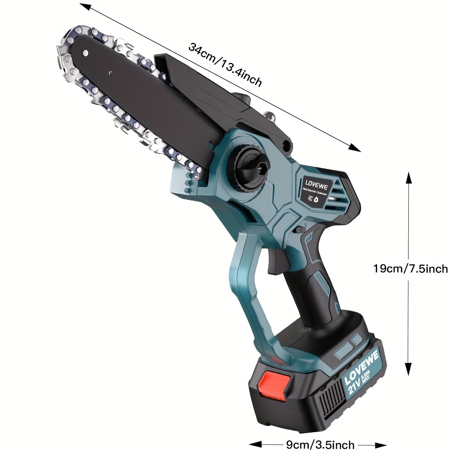 Battery Operated Small Handheld Power Saw Electric Chainsaw Hand