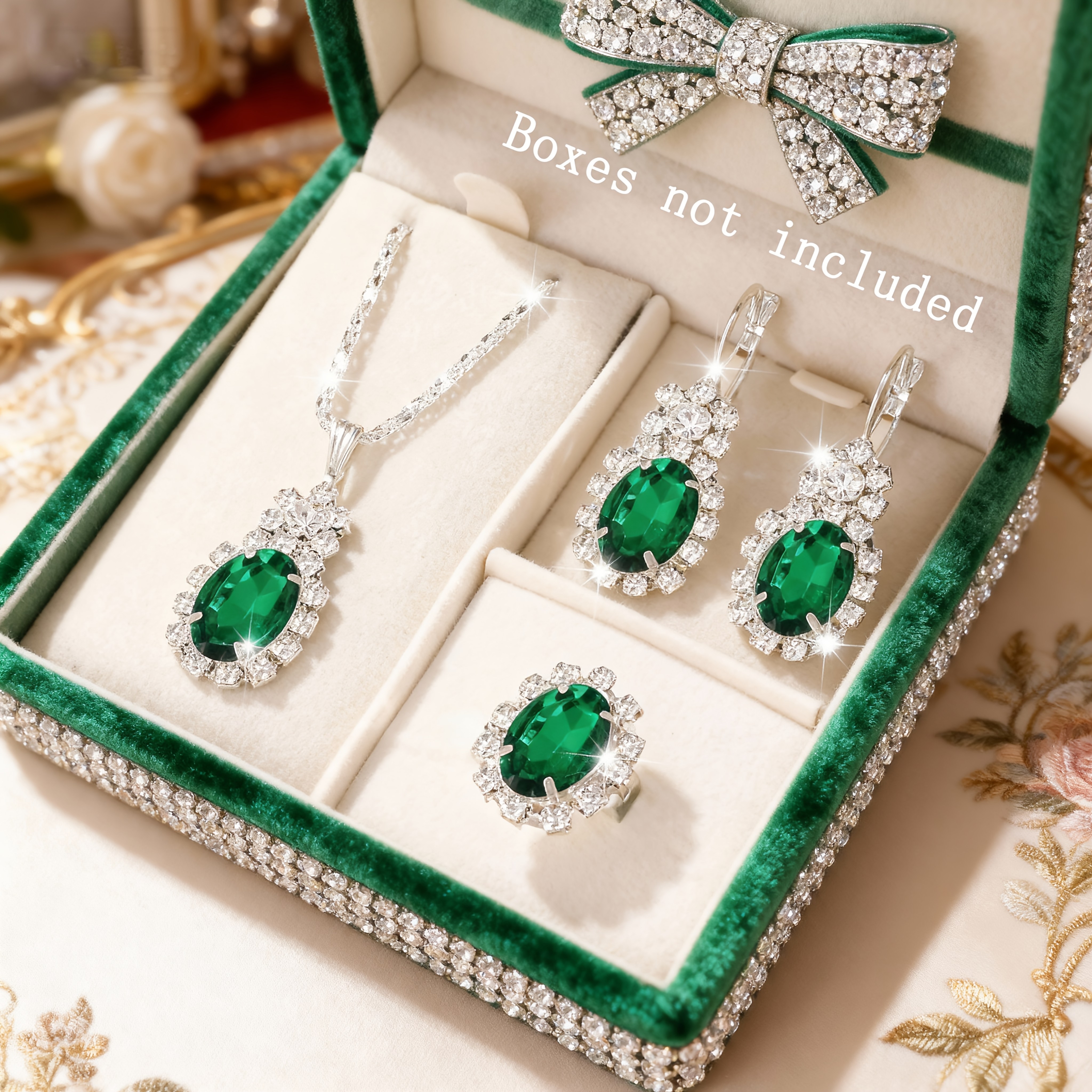 TEMU 4pcs Women's Fashion Jewelry Set