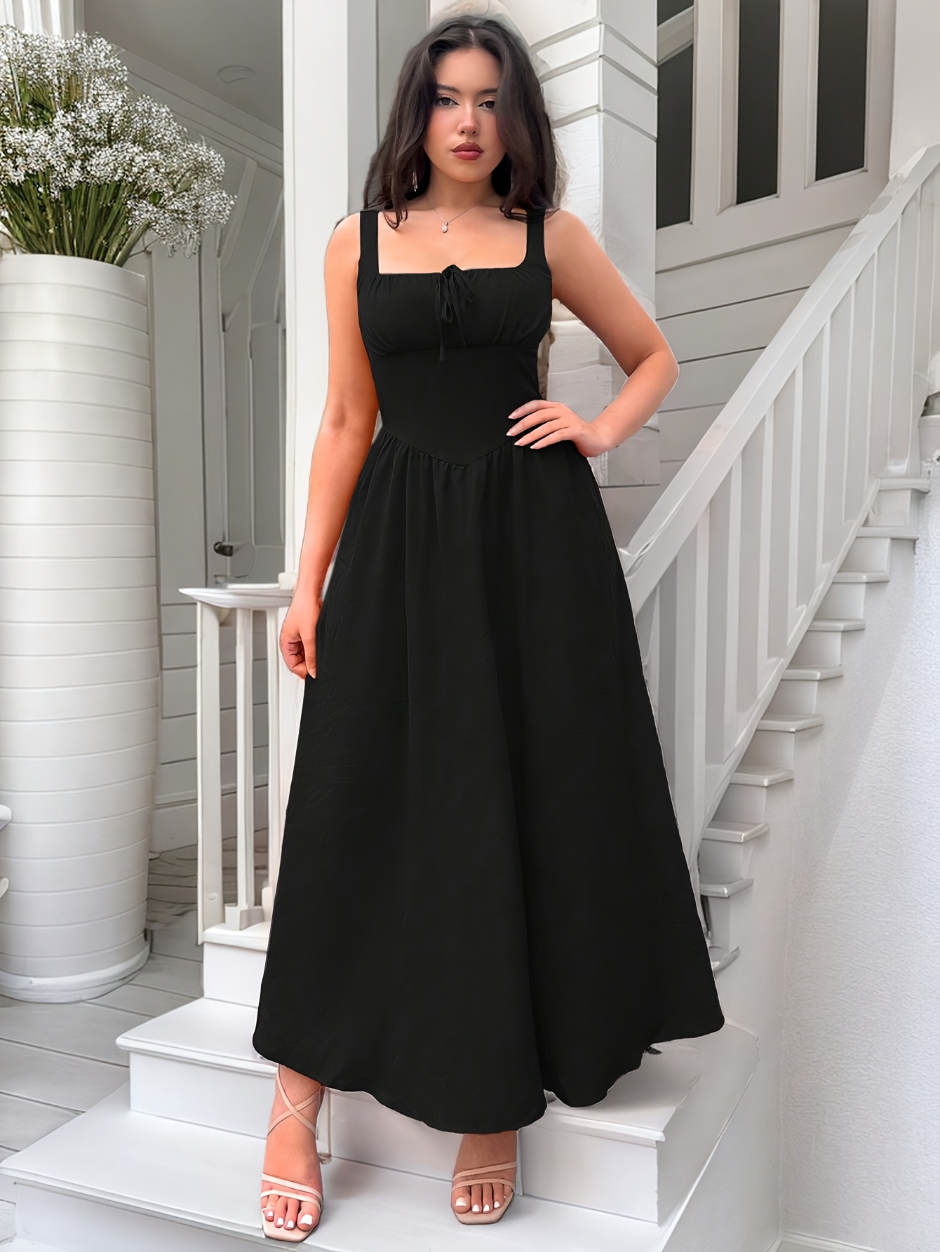 a line cotton summer dresses Sherri Hill Dress 56462 main image 0