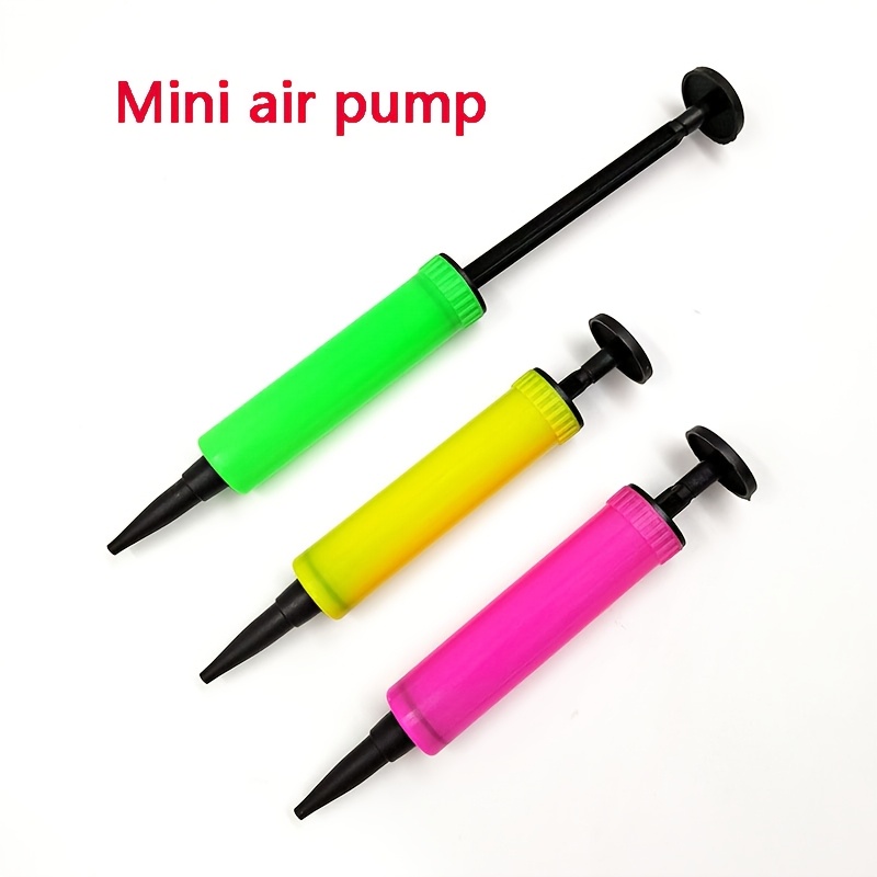 

1pc Mini Air Pump - Manual Hand Push Inflator For Balloons, Foil Balloons, Party Decorations - Portable, Uncharged, Pvc - Ideal For Wedding, Birthday, Christmas, Halloween, Thanksgiving, New Year