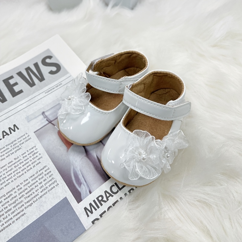 cute solid color infant shoes season rubber sole Temu