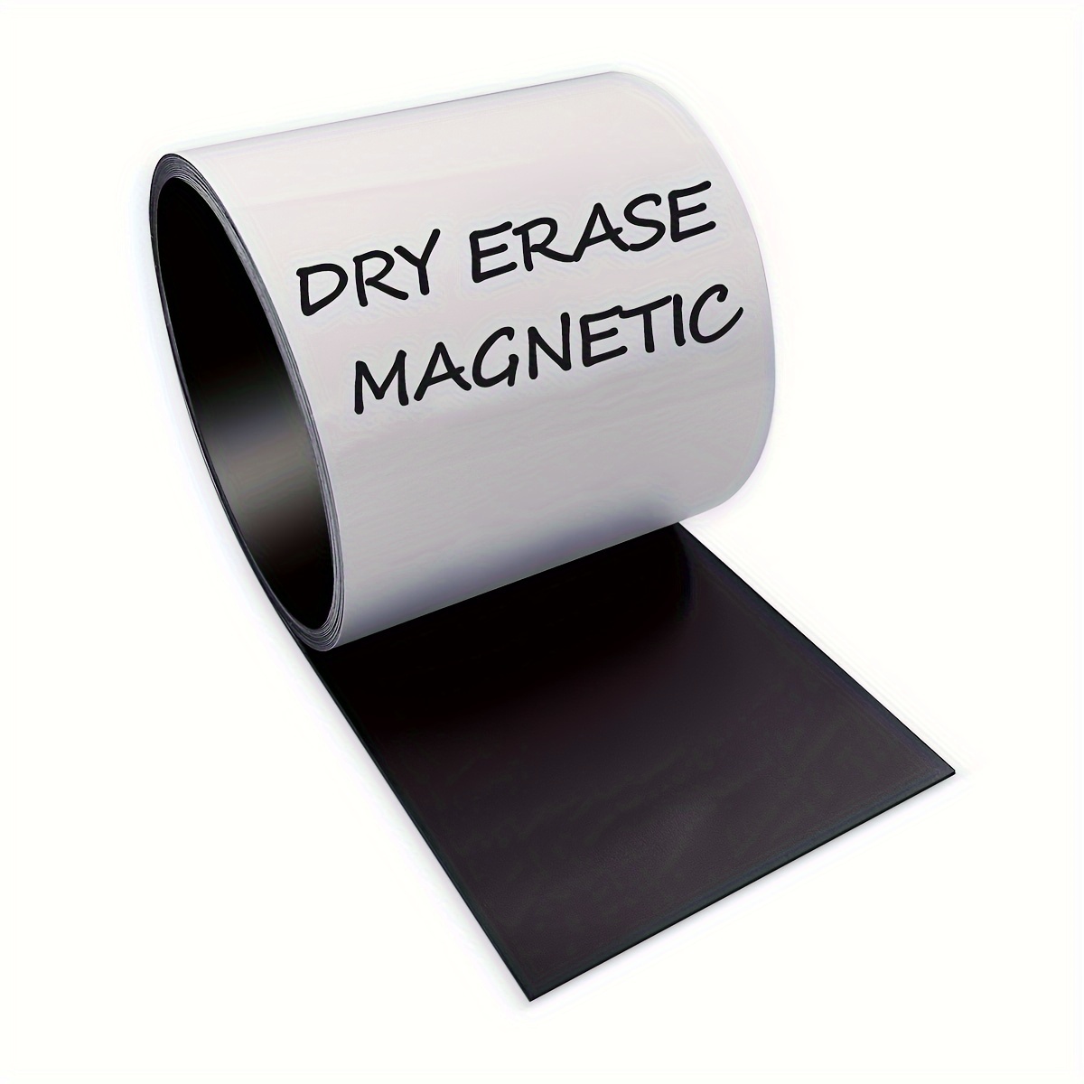 

Dry Erase Magnet Roll, Strong Magnetic Whiteboard Tape Roll, Cut Into Custom Label Strips And Sheets For Fridge Or White Board, 4 Inch Wide By 15 Foot Long
