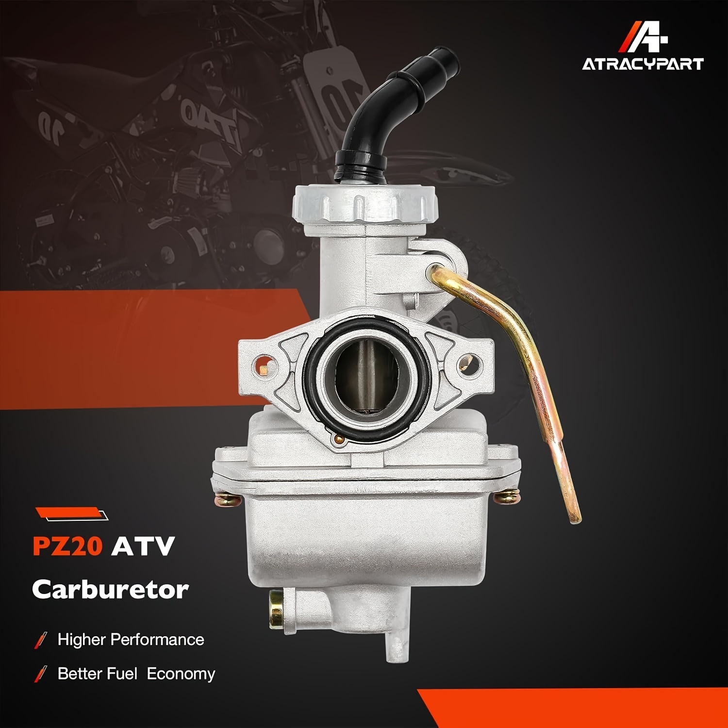 Moto Carburatore PZ19 Carb Per 50 70 90 110cc ATV Quad 4 Ruote - 7