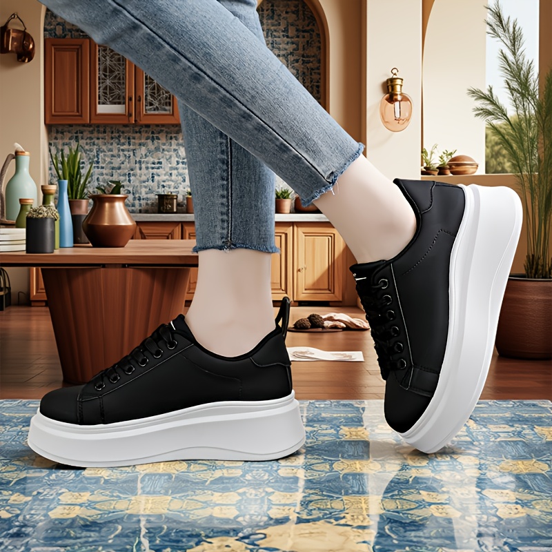 LYKU Height-Increasing Sneakers with Thick Platform Sole