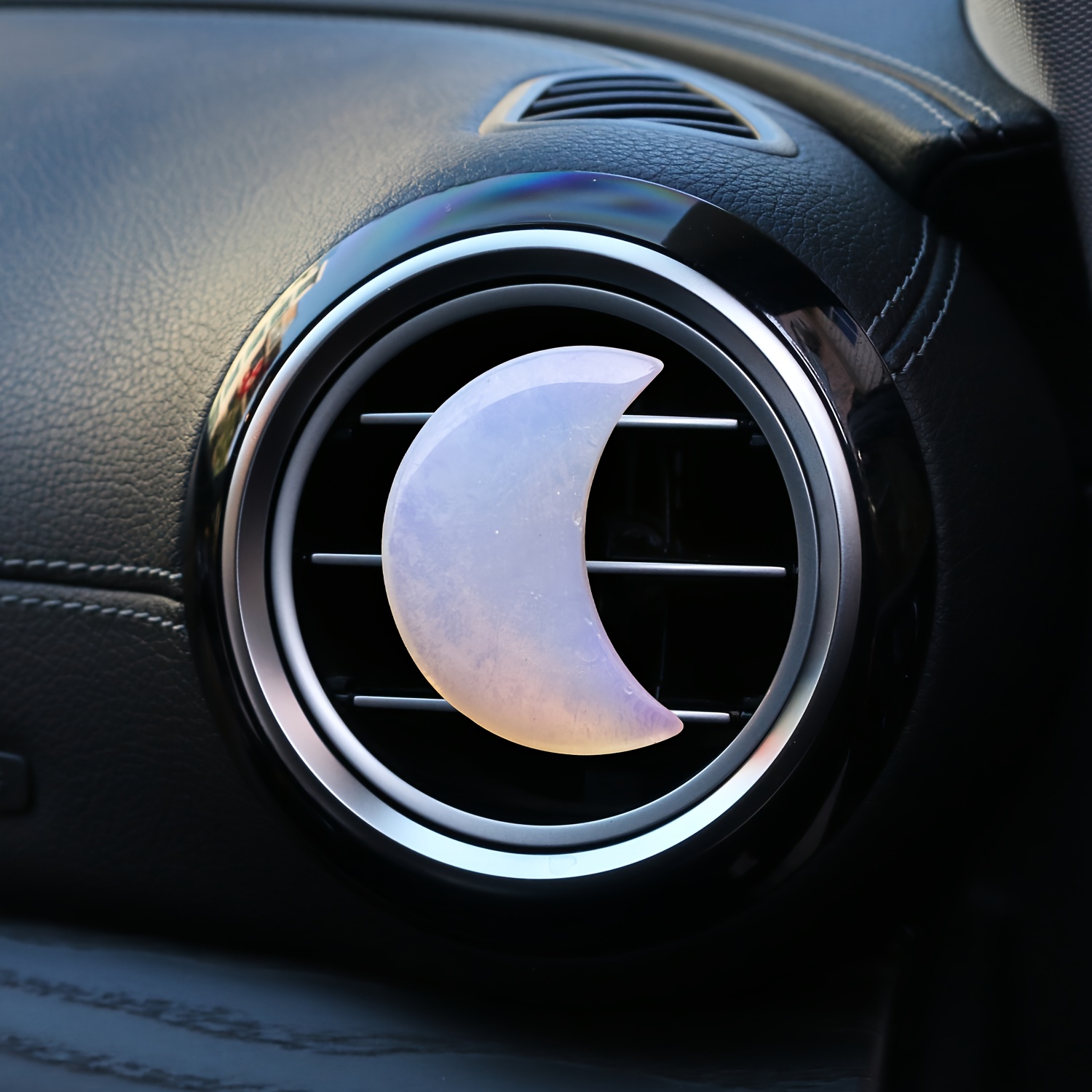 Moon Car Vent Decoration Clip, Women' Air Conditioner Vent Decor Clip (fragrance Not Included)