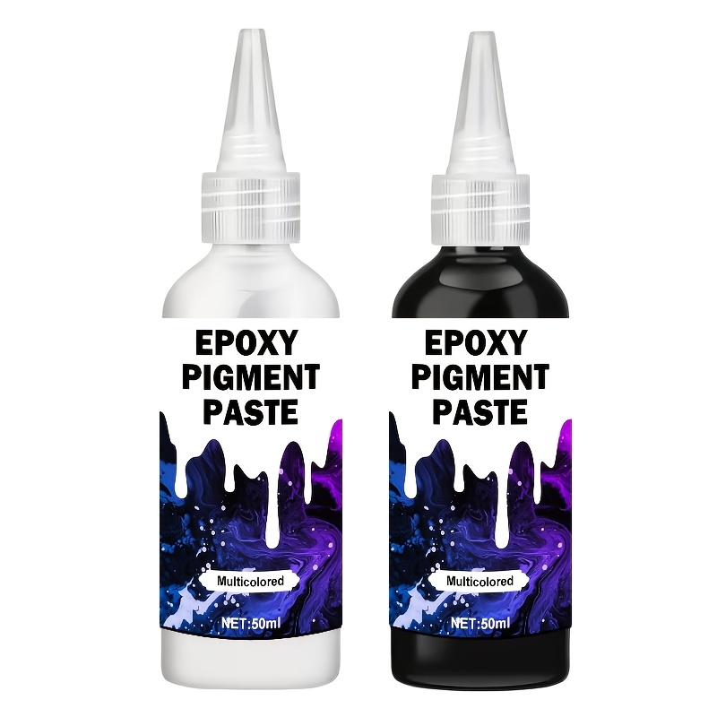 Image of Resin Pigment Paste 50ml Pigment Paste For Epoxy Resin, Concentrated Opaque Resin Pigment For Resin Coloring, Cells & Lacing Perfect For Artistic Resin Projects And Wave Ocean Crafts