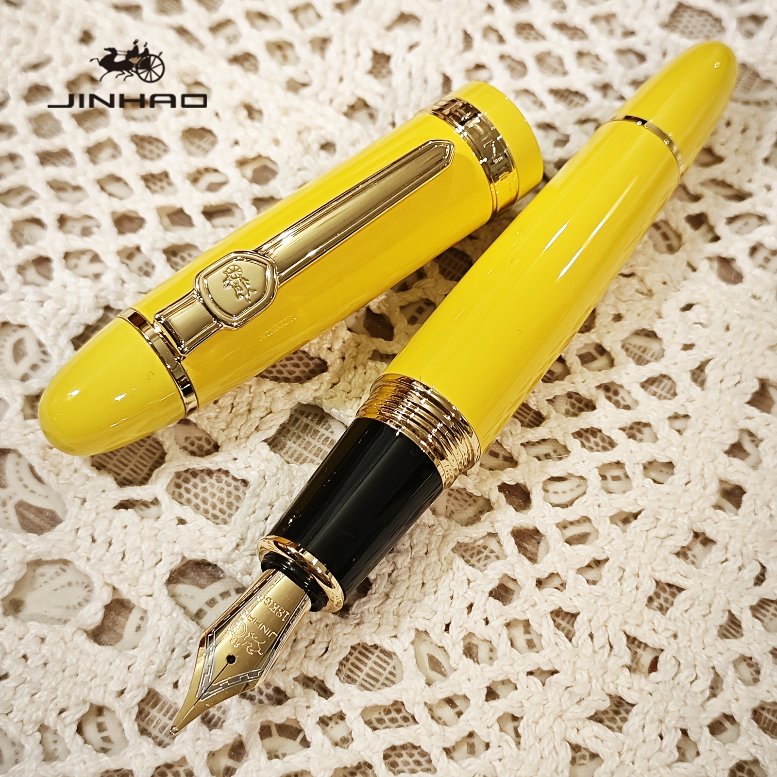 TEMU 1 pièce Stylo Jinhao 159 Grand et Lourd & Converter d'Encre de Recharge Collection ' Stylo d'Écriture