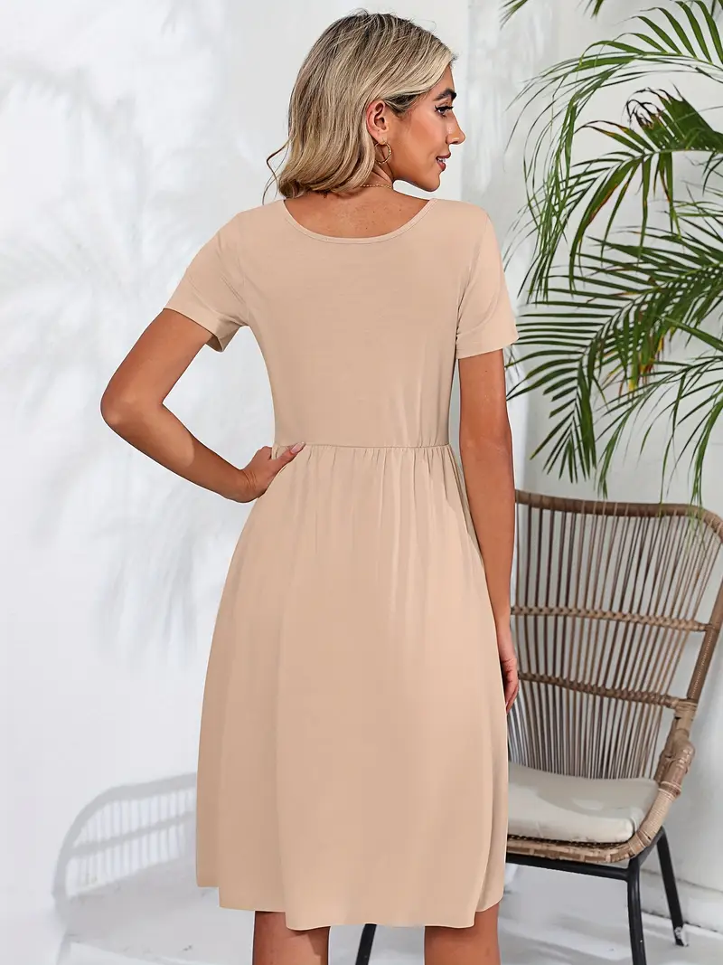 2 pack women short sleeve dresses loose fit casual t shirt - Temu 2 pack women short sleeve dresses loose fit casual t shirt - Temu