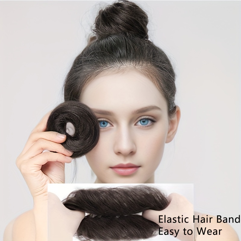 

Straight Synthetic Hair Bun Hair Piece Chignon Ponytail Hairpieces Tousled Updo Hair Extensions Scrunchie Hairpiece For Women Black Brown