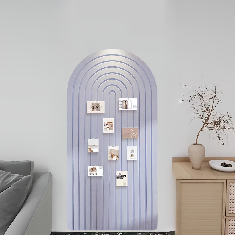Wolkenförmige Korktafel – Selbstklebend, Filz & Kork, Mit Pinnnadeln, Wanddekoration In Rosa, 40x60 Cm