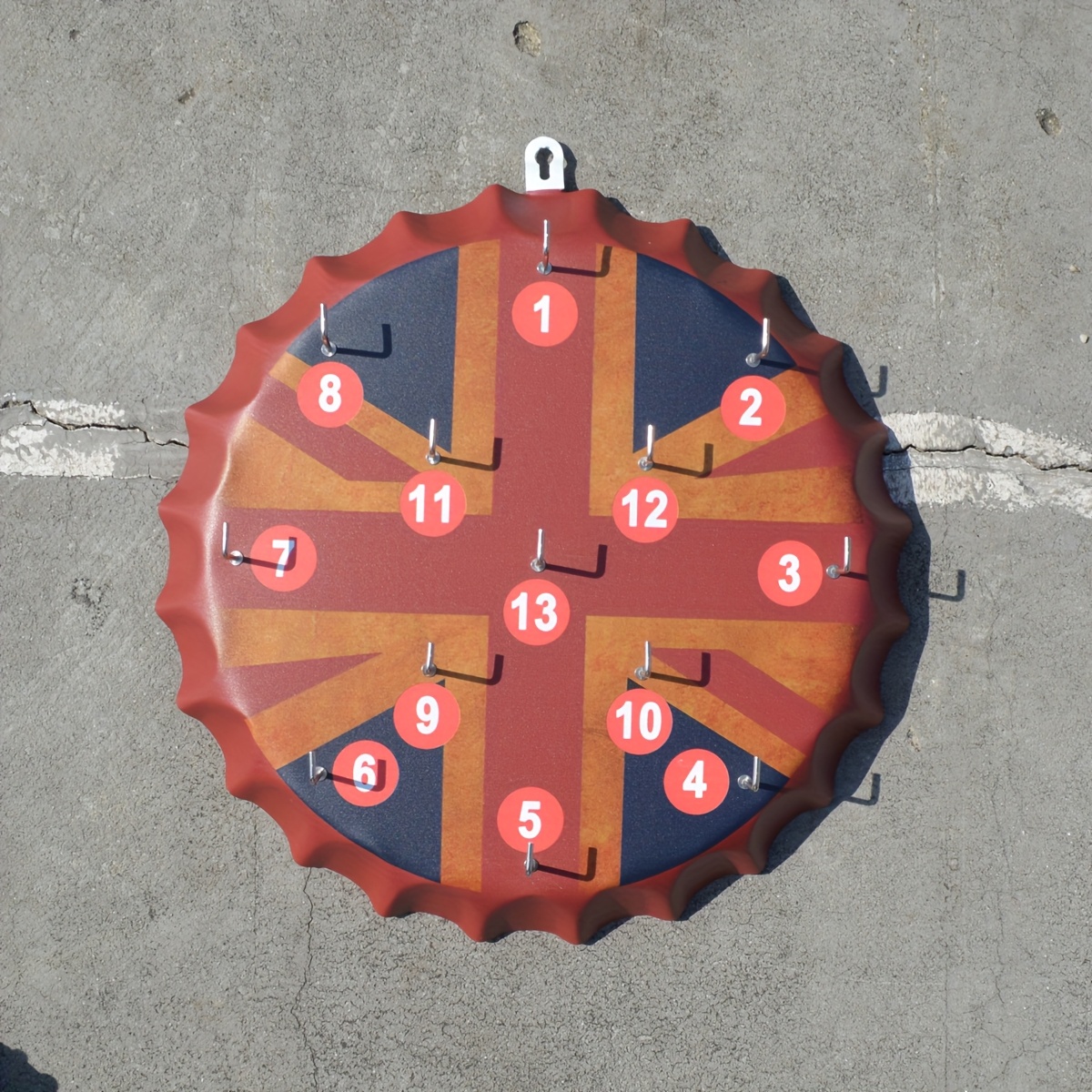 Ringer Darts Toss Game - Indoor Outdoor Hook Ring Toss Set, Hook Ring Toss Game - Yard Hooky Ring Tossing Games - Hookie Wall Game Indoor & Outdoor Family Fun - Home, Party, Office, Camping & Backyard Games.