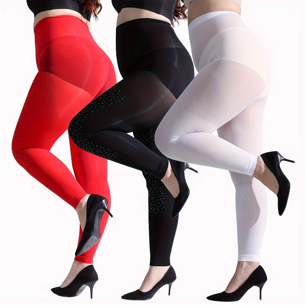 Mens Glossy Cutout Crotchless Pantyhose Slim Tights Stockings Pants  Underwear
