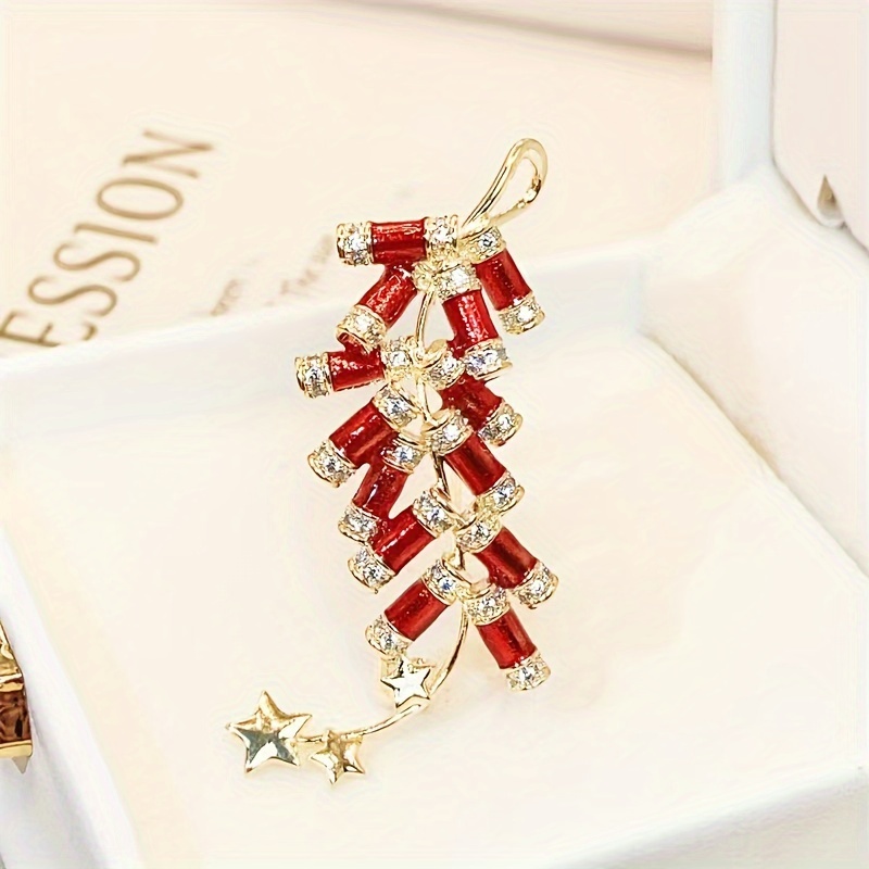 

Chinese Style Festive New Year Brooch Creative Coat Accessories