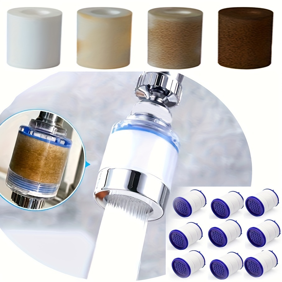 

Faucet Water Filter Set 1+9 Combination Set Shopping Hotel Home Universal Model Replaceable Filter Element Pp
