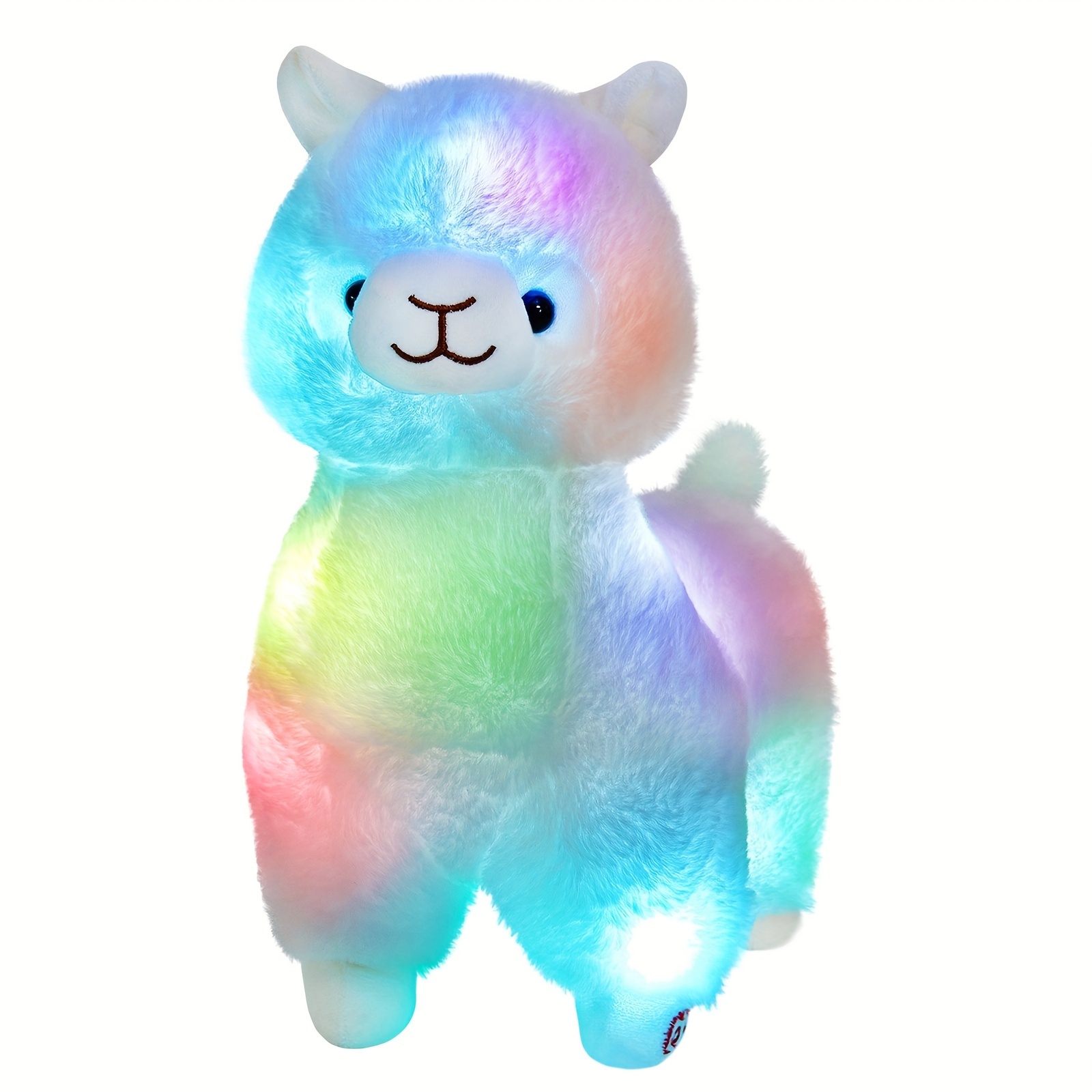 

Glowing Alpaca Stuffed Animal (without Battery), Glowing Alpaca Plush Toy With 7 Lights, Perfect Playing Doll Birthday Gift For Kids, Christmas Halloween Decor Home Ornaments