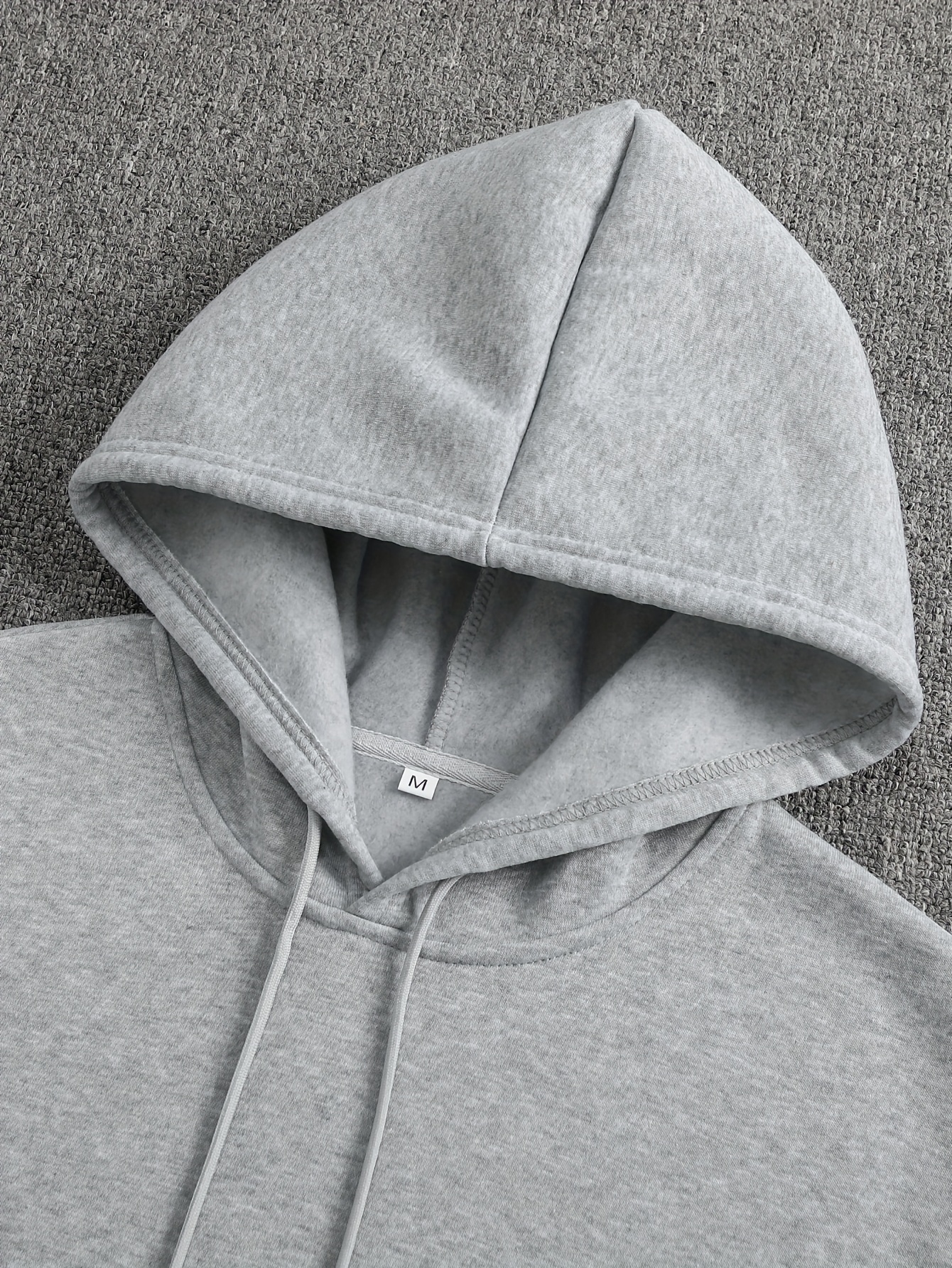 Sweat à Capuche H&M Homme – Taille S, Coupe Ajustée – Couleur Blanc/noir