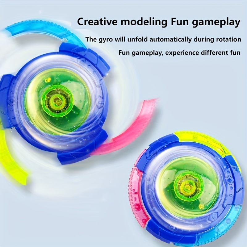 Holiday Gift UFO Gyroscope Toy with Glowing Lights