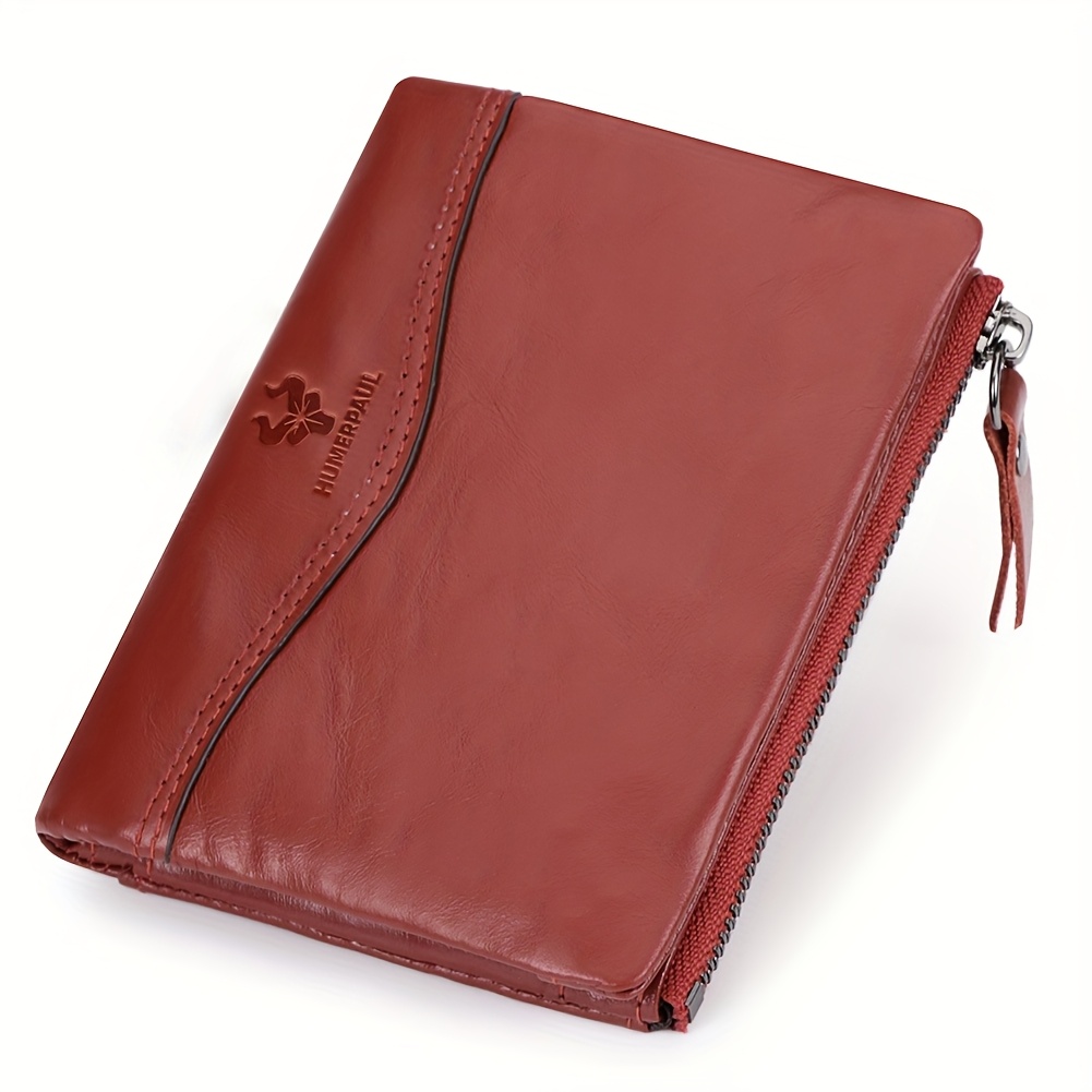 

Rfid Anti-magnetic Anti-theft Genuine Wallet For Women, Bi-fold Design.