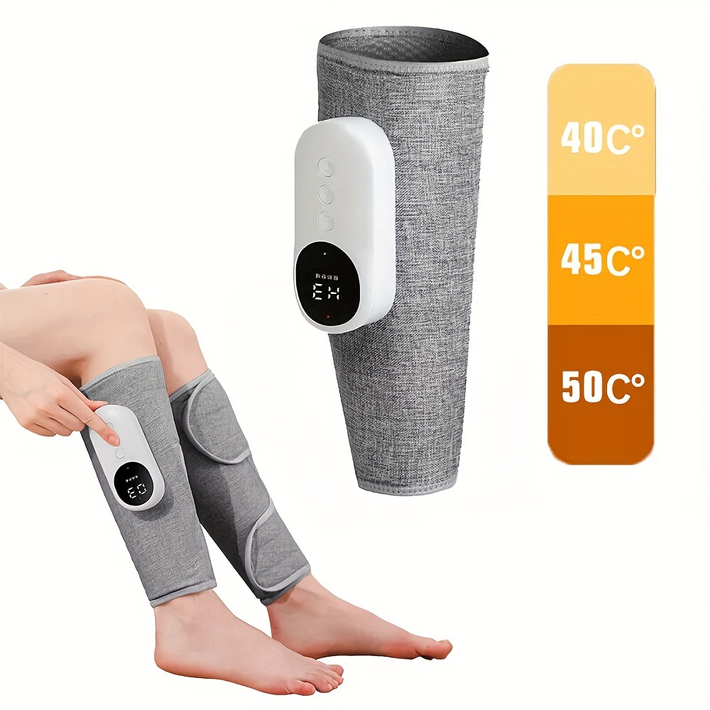 

3 Leg Massager Cordless Calf Air Massager W/ Heat Perfect Gift For Christmas, Day, Fathers Day